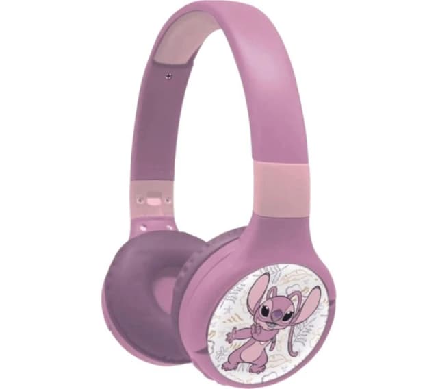 Lexibook Hpbt010D1 Disney Stitch Bluetooth & Wired Foldable Headphones - Purple