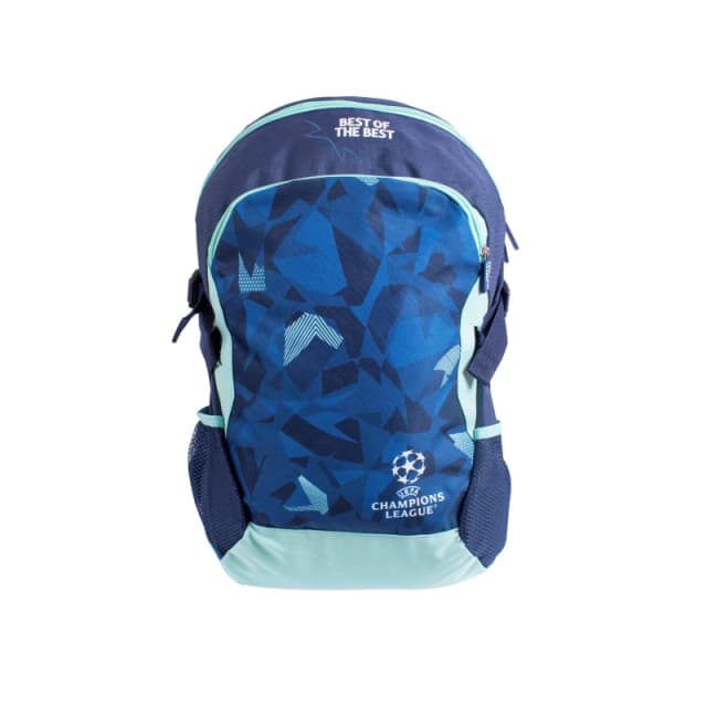 Hy-pro Officially Licensed UEFA Champions League Premium Backpack With Adjustable Padded Straps Blue unisex