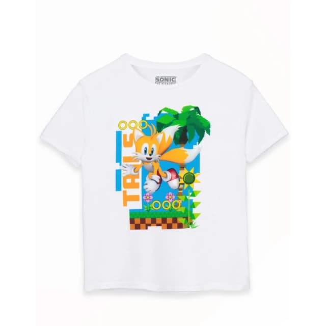 Sonic the Hedgehog Short Sleeved T-Shirt White
