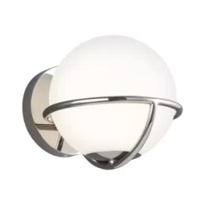 Apollo 1 Light Wall Light, Polished Nickel, G9
