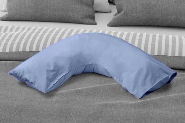 Emma Barclay Percale V- Shaped Pillowcase 180 Thread Count Pillowcases V Shape Blue 39257818000