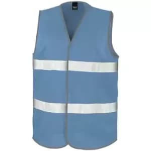 Result Adults Unisex Safeguard Enhance Visibility Vest (S/M) (Sky Blue) - Sky Blue