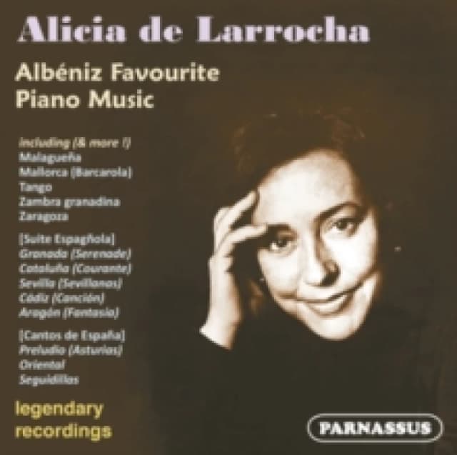 Alicia De Larrocha Plays Albniz Piano Favourites CD / Album