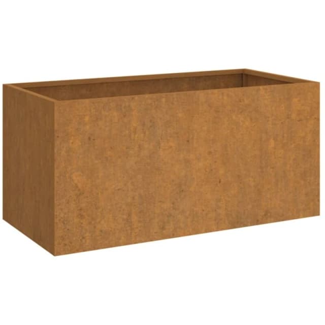 VIDAXL Planter 62x30x29cm Corten Steel Vidaxl 821556