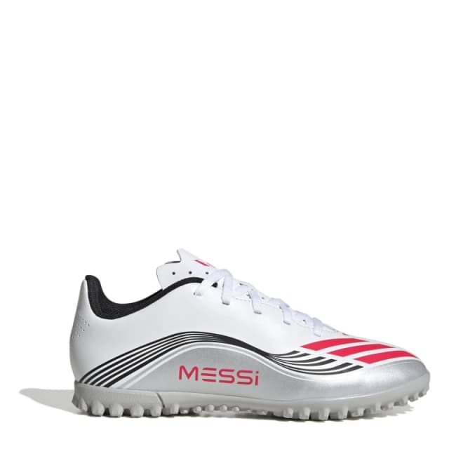 adidas F50 Club Juniors Astro Turf Football Boots White/Red male 5.5 (38.7)