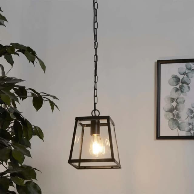 SO'HOME 1-Light Industrial Pendant in Black ONE SIZE