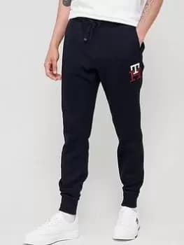 Tommy Hilfiger Essential Monogram Joggers - Desert Sky Navy , Desert Sky Navy, Size S, Men