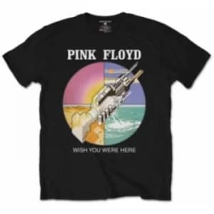 Pink Floyd WYWH Circle Icons Black Mens T Shirt Size: Med