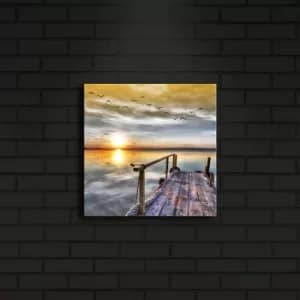 2828?ACT-5 Multicolor Decorative LED Lighted Canvas Painting