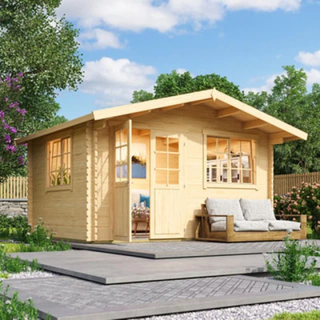 Norland Norbury 2 - 3.9M X 3.0M - 40mm Wall Logs