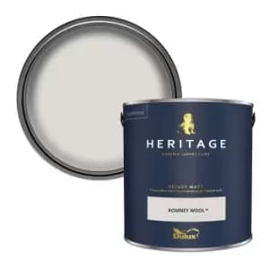 Dulux Heritage Velvet Matt Romney Wool Matt Emulsion Paint 2.5L