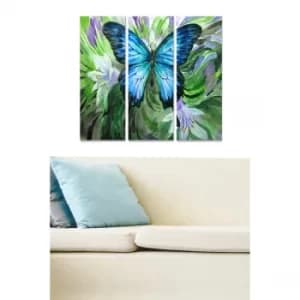 MDF298935374 Multicolor Decorative MDF Painting (3 Pieces)