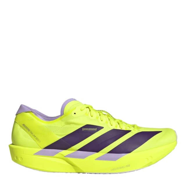 adidas Mens Adizero Takumi Sen Fast Running Shoes Solar Yellow male 7 (40.7)
