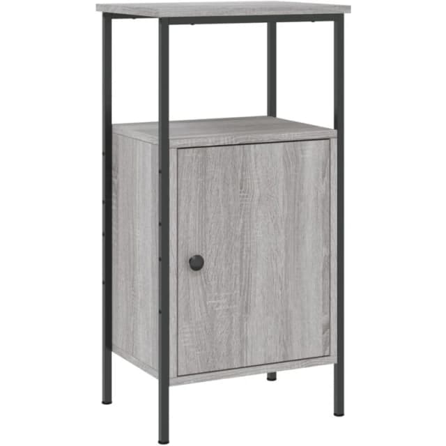 VIDAXL Bedside Cabinet Grey Sonoma 41x31x80cm Engineered Wood Vidaxl 8720845938888