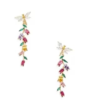 kate spade new york Floral Linear Drop Earrings