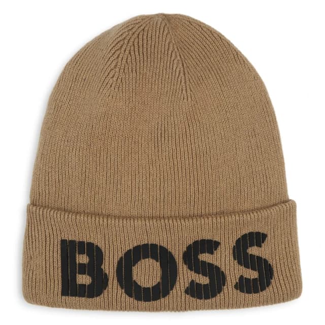 Boss Large Beanie - Brown Brown Infant