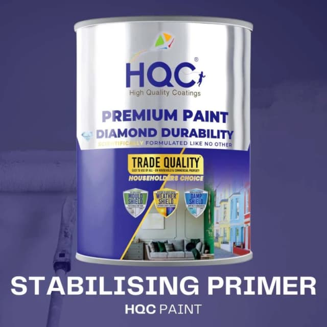 HQC PAINTS Stabilising Primer - 10L in Clear Clear Unisex 10L