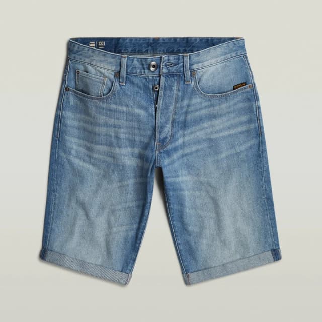 G Star Mens Denim Shorts Lt Aged 424 male 30W S