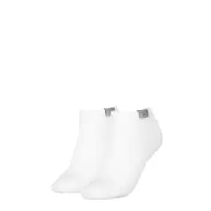 Calvin Klein Klein Patch Ankle Womens Socks - White