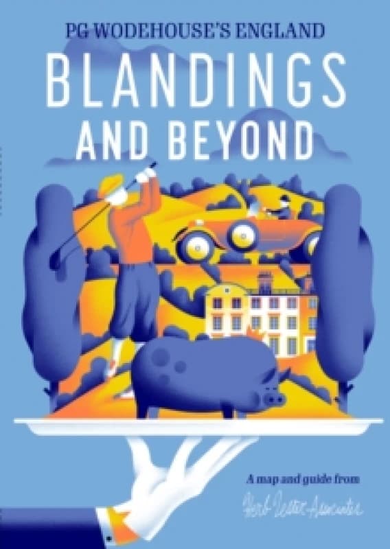 Blandings and Beyond: PG Wodehouse's England Sheet map, folded