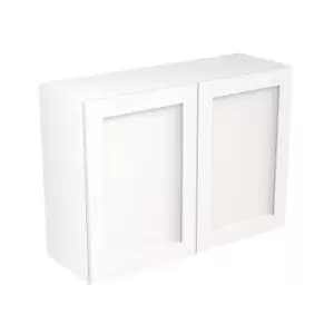 KitchenKIT Shaker 100cm Wall Unit - Matt White