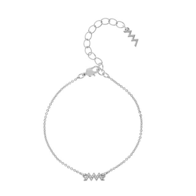 All We Are All We Pave Bracelet - Silver Silver One Size