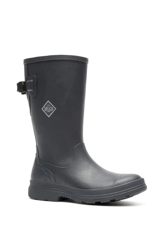 Muck Boots Womens Rainscape Tall Boot in Black Size: 4 Black Female 4