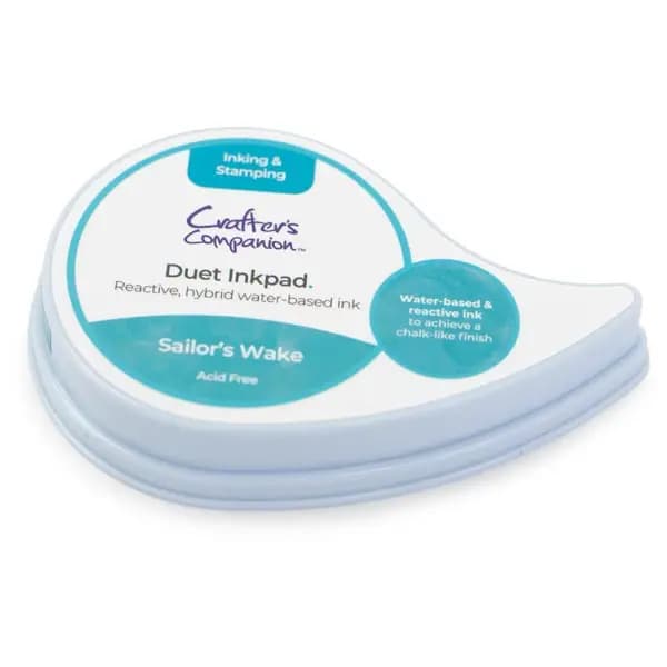 Crafter's Companion Duet Hybrid Ink Pad Blue Sailor's Wake