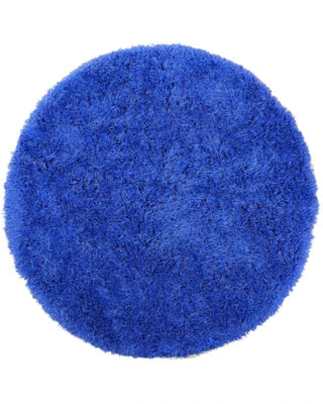 Beliani Modern Shaggy Rug Cide Blue 140 Cm