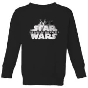 Star Wars The Rise Of Skywalker Rey + Kylo Battle Kids Sweatshirt - Black - 9-10 Years