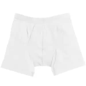 Fruit Of The Loom Mens Classic Boxer Shorts (Pack Of 2) (2XL) (White)