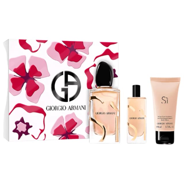 Giorgio Armani Si Gift Set 100ml Eau de Parfum + 50ml Body Lotion + 15ml EDP