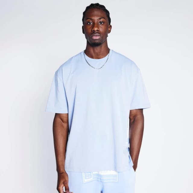 Blood Brother Badged T-Shirt - Blue Blue XS