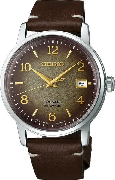 Seiko Presage Watch Cocktail Time Hojicha Limited Edition - Brown SE-220