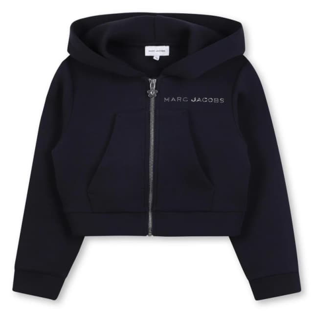 Marc Jacobs Kids Zip Hoodie Navy female 8Y