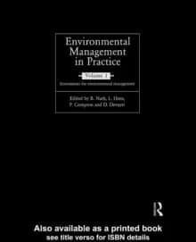 Environmental Management in Practice: Vol 1 : Instruments for Environmental Management