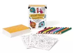 sugar skulls coloring kit