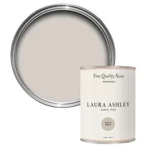 Laura Ashley Dove Grey Eggshell Emulsion Paint, 750Ml