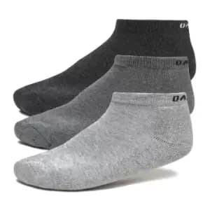 OAKLEY SHORT SOCKS HEATHER (3 PCS) NEW GRANITE HTHR - L