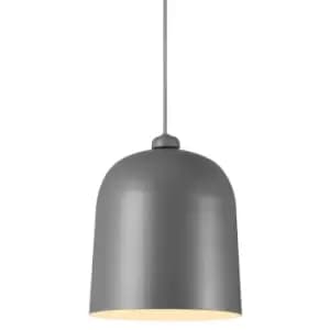 Angle Dome Pendant Ceiling Light Grey E27