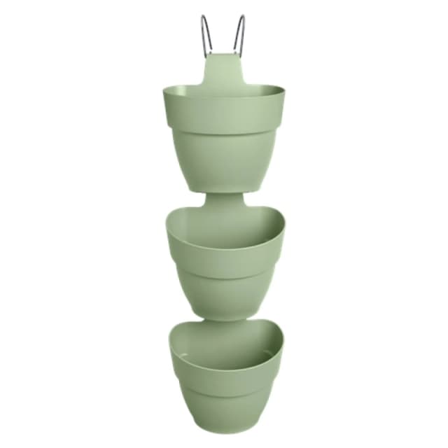 Elho Vibia Campana Vertical Forest Set/3 - Pistachio Green