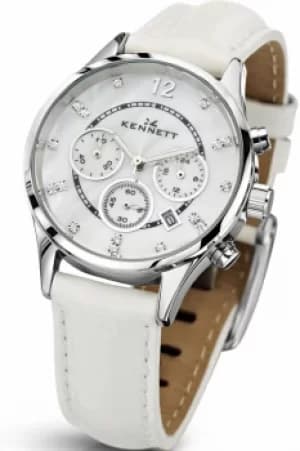 Ladies Kennett Lady Savro Chronograph Watch LWSAVWHSILWH