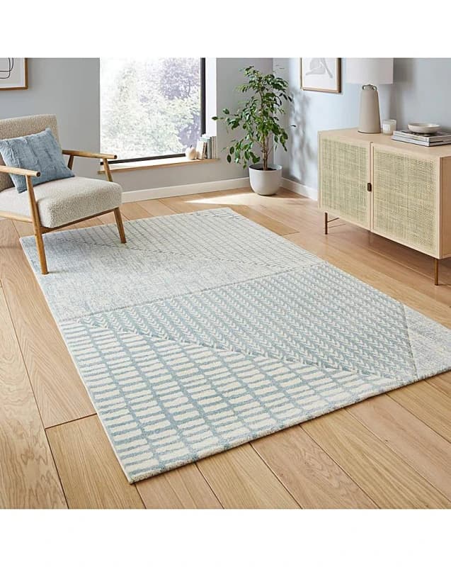 Catherine Lansfield Catherine Lansfield Larsson Abstract Rug Blue - Catherine Lansfield - Size: 120X170 Blue 120X170 MP90802