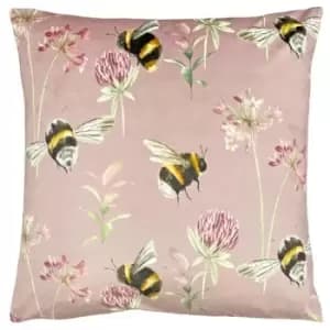 Country Bumblebee Cushion Cover (One Size) (Heather) - Heather - Evans Lichfield
