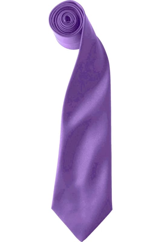 Premier Premier Men Colours Satin Clip Tie Pack of 2 in Violet Violet One Size Male 5059269153984