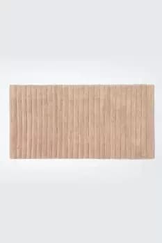 Ribbed Cotton Spa Style Bath Mat
