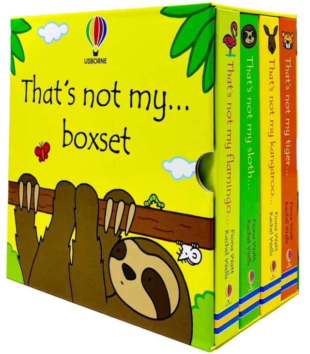 That's not my... 4 Books Collection Box Set by Fiona Watt & Rachel Wells (Flamingo, Sloth) Fiona Watt Books