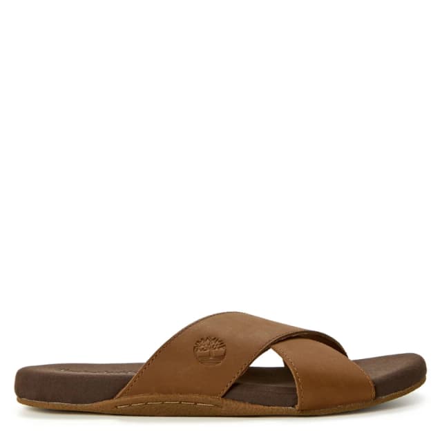 Timberland Mens Slide Flat Sandals Saddle male 6.5 (40)