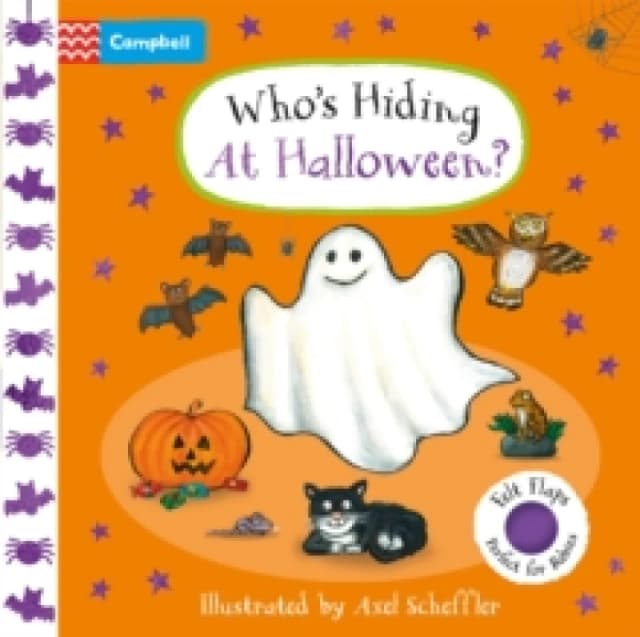 Who's Hiding At Halloween? A soft flaps book Board book