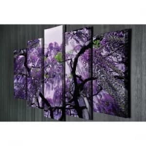 BC042 Multicolor Decorative Canvas Painting (5 Pieces)
